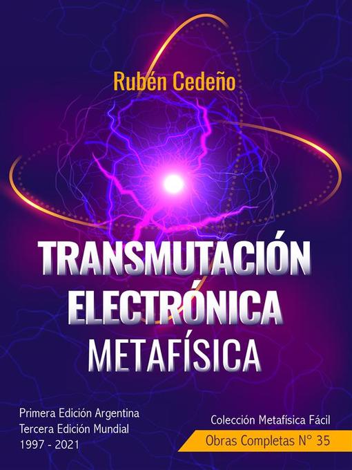 Title details for Transmutación Electrónica Metafísica by Rubén Cedeño - Available